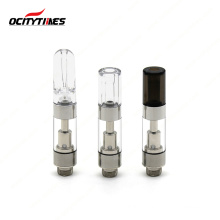 empty 0.5ml 1.0ml C10 colorful mouthpiece ceramic coil cbd vape cartridge